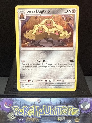 Pokemon card alolan dugtrio - pokemon,