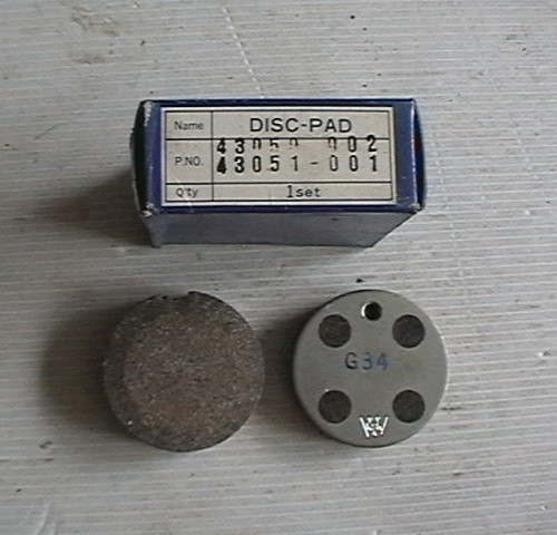 Wksk japanfront brake pads - japanfront, ebc