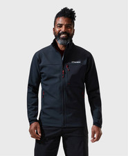 Mens Berghaus Ghlas Softshell Jacket - Black