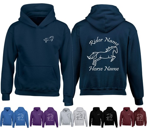 Personalised horse hoodie - personalised,