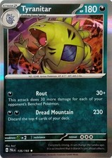 135/193 TYRANITAR | RARE HOLO | PALDEA EVOLVED POKEMON CARD
