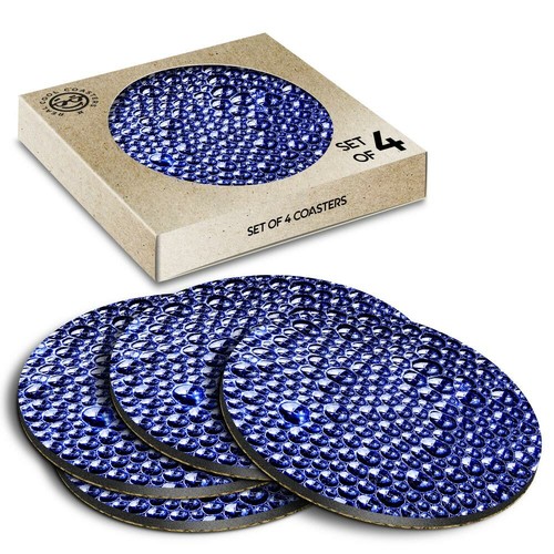 Boxed round coasters - 4,