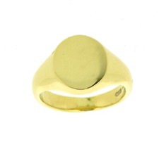 18 ct gold rings signets oval