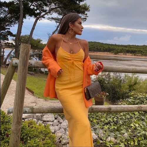 Zara tangerine orange - tangerine, yellow