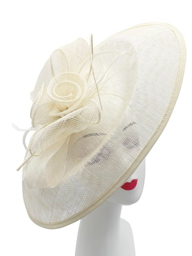 Large flower feather - feather, hat