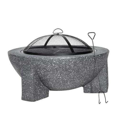 Outdoor fire pit - outdoor, round