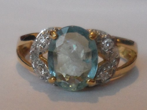 Beautiful 18k paraiba - 18k,