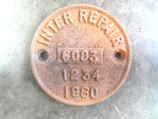 British Railways Wagon Plate -