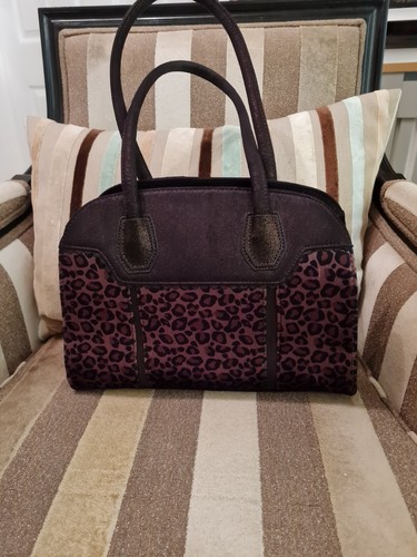 Leopard print faux leather - faux,