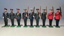 Group Of 9 Painted Model