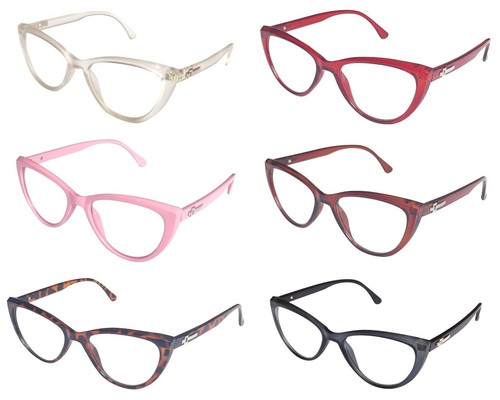 Cat eye reading glasses - eye,