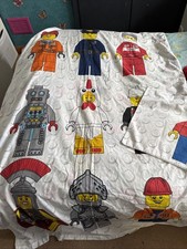 LEGO Minifigure Single Duvet Cover, Pillow Case Reversible 100% Cotton + sheet
