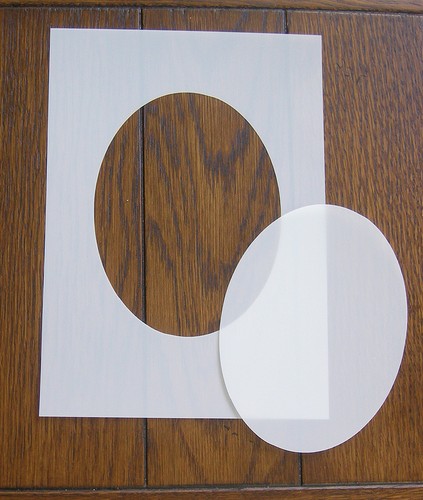 Oval mask and - and, aperture
