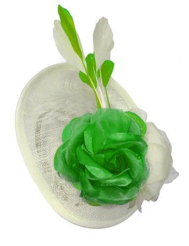 Disc saucer sinamay - saucer, fascinator