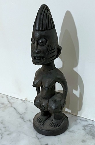 Vintage yoruba people - yoruba, wood