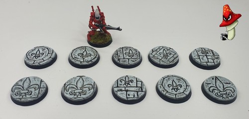5mm resin bases sisters - 28.5mm, bases,