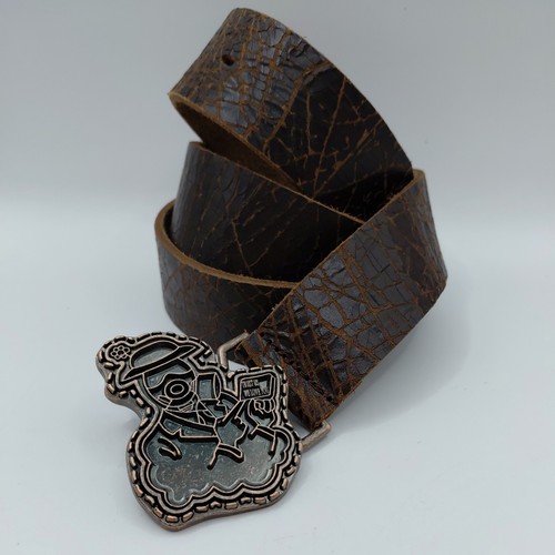 Unisex brown cracked - brown, leather