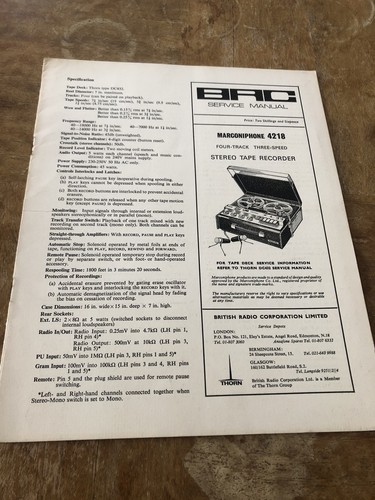 Brc service manual model - service,