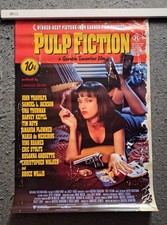 Pulp Fiction Promo Original Movie Poster Genuine 1990's 695mm x 995mm