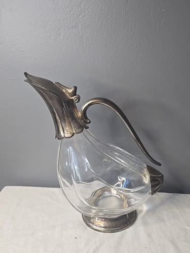 Vintage duck crystal decanter - crystal,