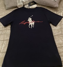 RALPH LAUREN Boys Navy T Shirt