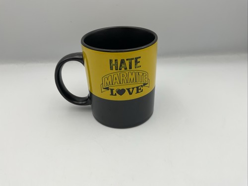 Marmite mug black yellow love - mug,
