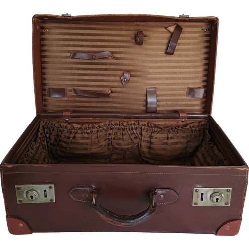 Vintage brown real leather - brown,