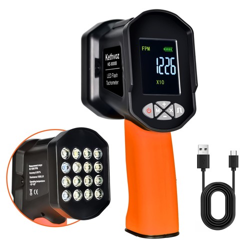 Digital stroboscope tachometer - digital,
