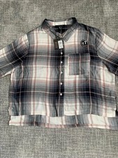 ladies primark cropped check