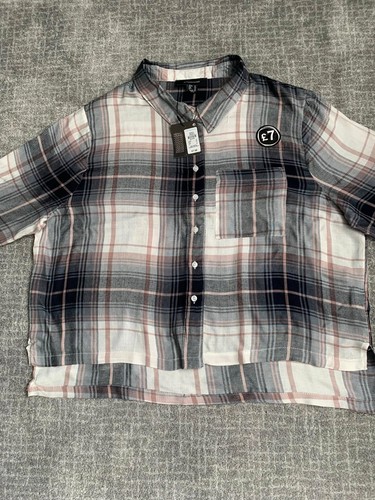 Ladies primark cropped check - primark,