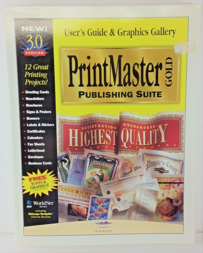 Printmaster gold publishing - printmaster,