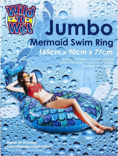 Giant inflatable mermaid - giant, tail