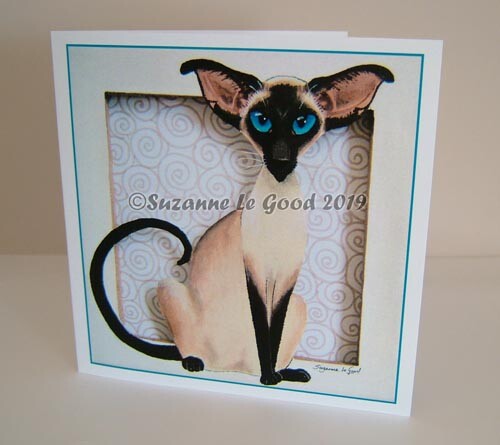 Siamese cat art - cat,
