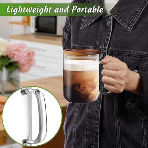 Clear glass coffee mugs with - coffee,