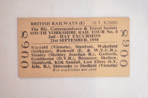 Railway ticket rc - br, (e)