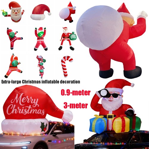 Christmas inflatable santa - christmas,