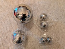 6 Mirror Chromed Hollow Metal