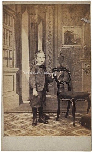 Cdv liverpool boy stood - stood, by
