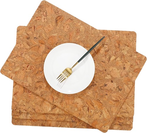 Pieces cork placemats - pieces, x