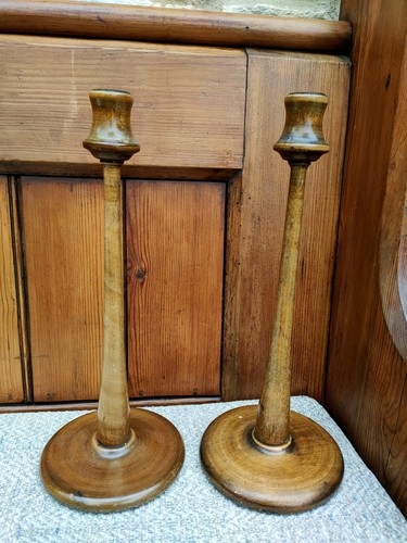 Pair vintage yangarran wooden - pair,