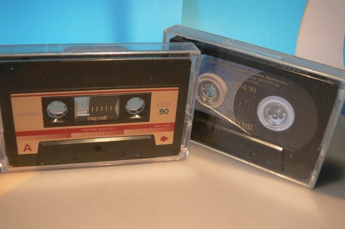 Maxell blank audio cassette - maxell,