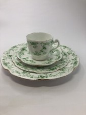 Vintage Foley Green And White