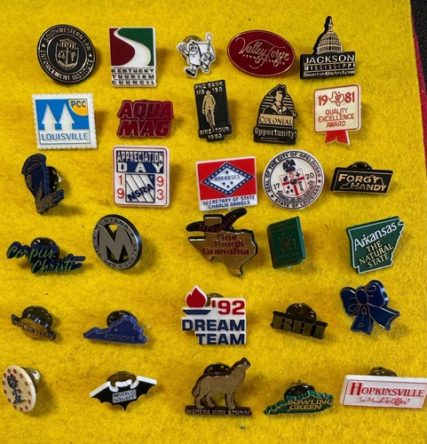 Job lot pin badges bulk - lot, 30