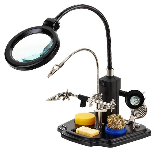 Duratool led magnifying lamp - duratool,
