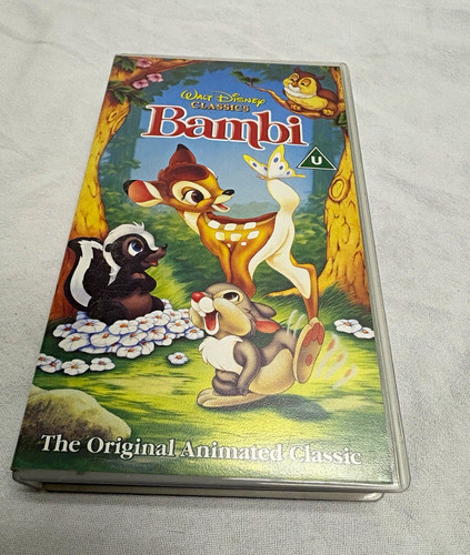 Bambi vhs walt disney - bambi,