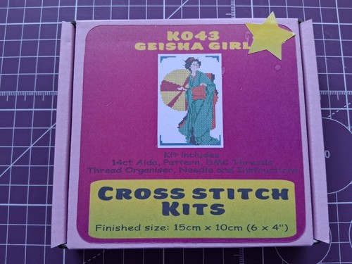 Geisha girl cross stitch kit - girl,