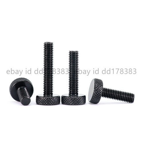 Dacromet black iron knurled - iron,