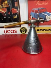 VINTAGE OIL CAN REDEX CHROME UCL DISPENSER FORECOURT DISPENSER  GUN,AUTOMOBILIA