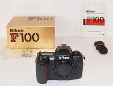 Nikon F100 35mm SLR Film Camera Body + Strap, Body Cap - Boxed & EXCELLENT