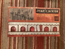 Vintage Spear & Jackson Garden Tool Rack